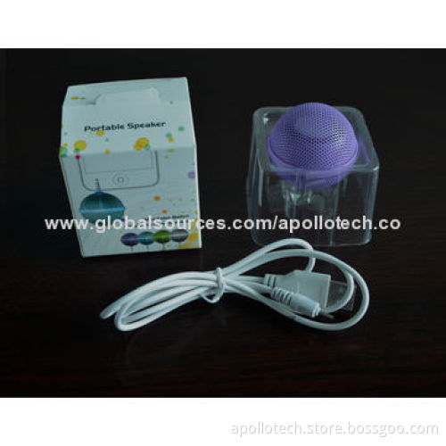 Portable Mini Speakers, Mobile Phone Use, Made of Plastic Material, 500mAh Capacity, Balloon Shaped
